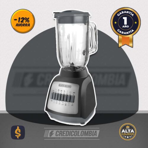 Licuadora de vidrio DURAPRO Negra de BLACK+DECKER!